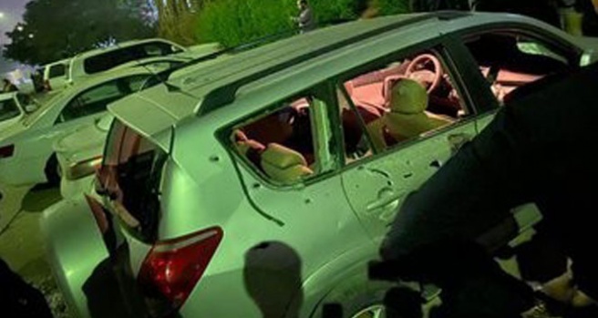 Bağdat’taki Yeşil Bölge saldırısında evler ve otomobiller zarar gördü