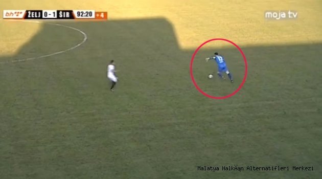 Bosna-Hersek Liginde Kaleci Vedran Kjosevski 60 Metreden Gol Attı