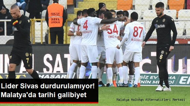 Demir Grup Sivasspor BtcTurk Yeni Malatyaspor'u 3-1 mağlup etti