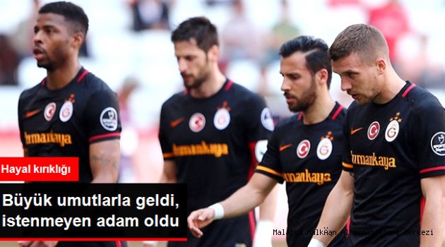 Donk, Galatasaray'da Hayal Kırıklığı Yaşattı