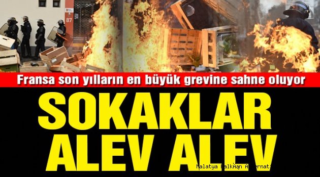 Fransa’da ulaşım durdu, kamu hizmetleri aksıyor! Sarı Yelekliler yine sokaklarda