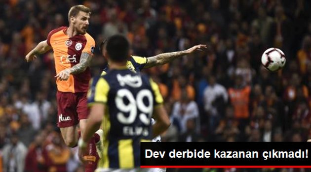 Galatasaray-Fenerbahçe Derbisi 2-2'lik Beraberlikle Sonuçlandı