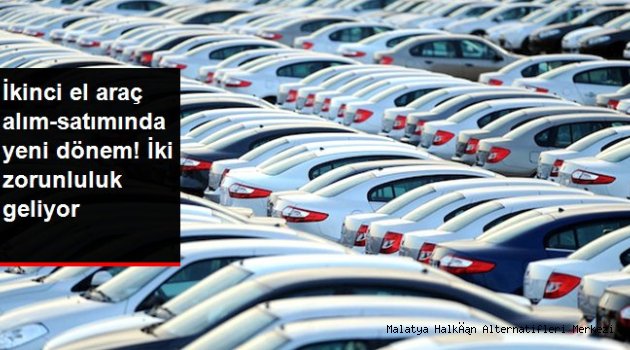 İnternet üzerinden verilen araç ilanlarına iki zorunluluk geliyor