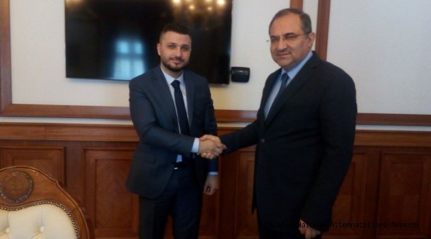 Malatya Adalet Partisi İl Başkanı Koray Karcı Valiyle Görüştü