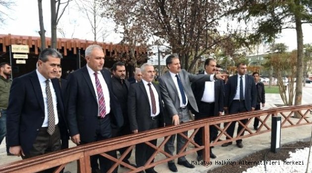 Malatya Valisi Kamçı, Çeşitli İncelemelerde Bulundu