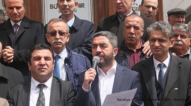 Malatya'da CHP'lilerden, Kılıçdaroğlu'na saldırıya tepki