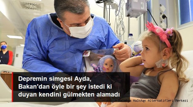 Minik Ayda'nın Sağlık Bakanı Fahrettin Koca'dan "maymun" talebi gülümsetti