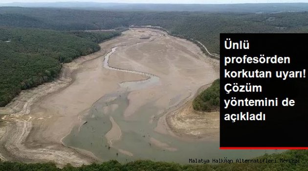 Prof. Dr. Miktad Kadıoğlu'ndan kuraklığa karşı sarnıç sistemini tavsiyesi etti