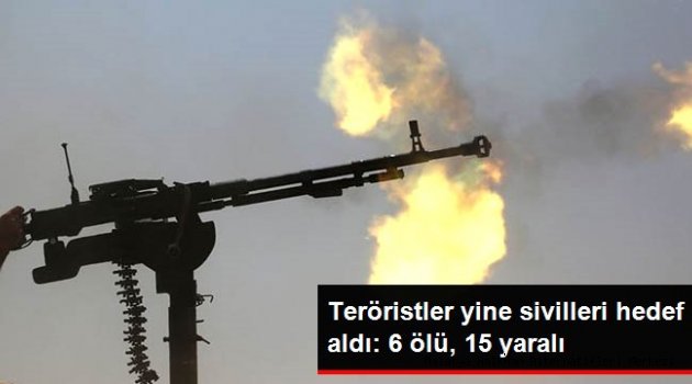 YPG/PKK'nın, Fırat Kalkanı Harekatı bölgesindeki saldırılarında 6 sivil hayatını kaybetti, 15 yaralı var