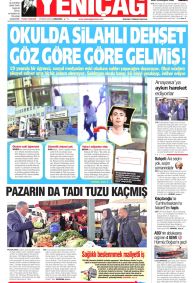 Yeniçağ Gazetesi Gazete Manşeti